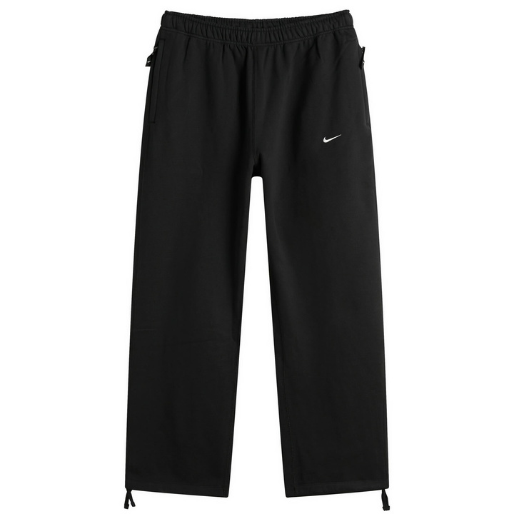 Photo: Nike Men's Swoosh Fleece Pant in Black/White