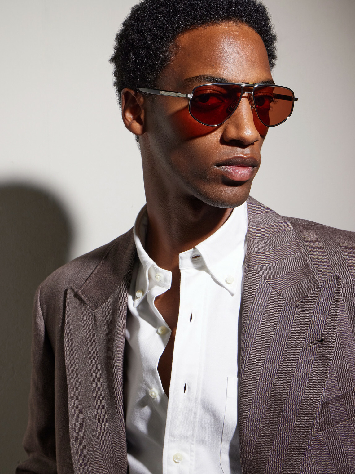 Brunello Cucinelli - Aviator-Style Titanium Sunglasses