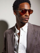 Brunello Cucinelli - Aviator-Style Titanium Sunglasses