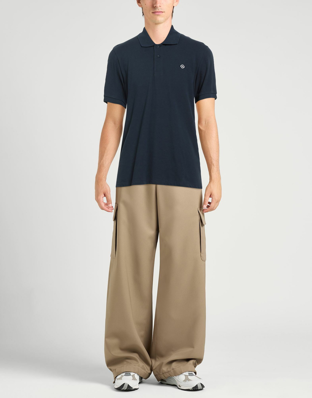 Sandro Mens Polo shirt Midnight in Blue