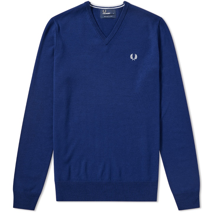 Photo: Fred Perry Classic V-Neck Knit