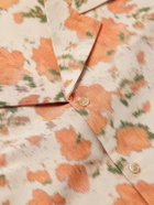 Séfr - Pino Floral-Print Woven Shirt - Orange