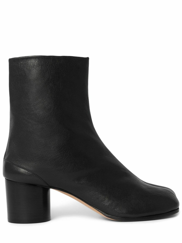 Photo: MAISON MARGIELA 60mm Tabi Leather Ankle Boots