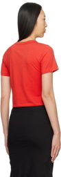 lesugiatelier Red Cropped T-Shirt