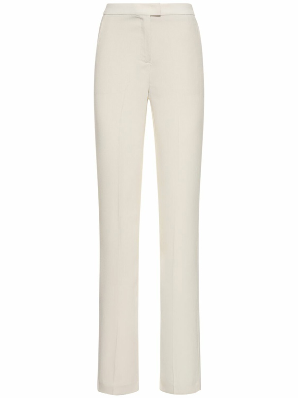 Photo: THE ANDAMANE Gladys High Rise Crepe Satin Pants