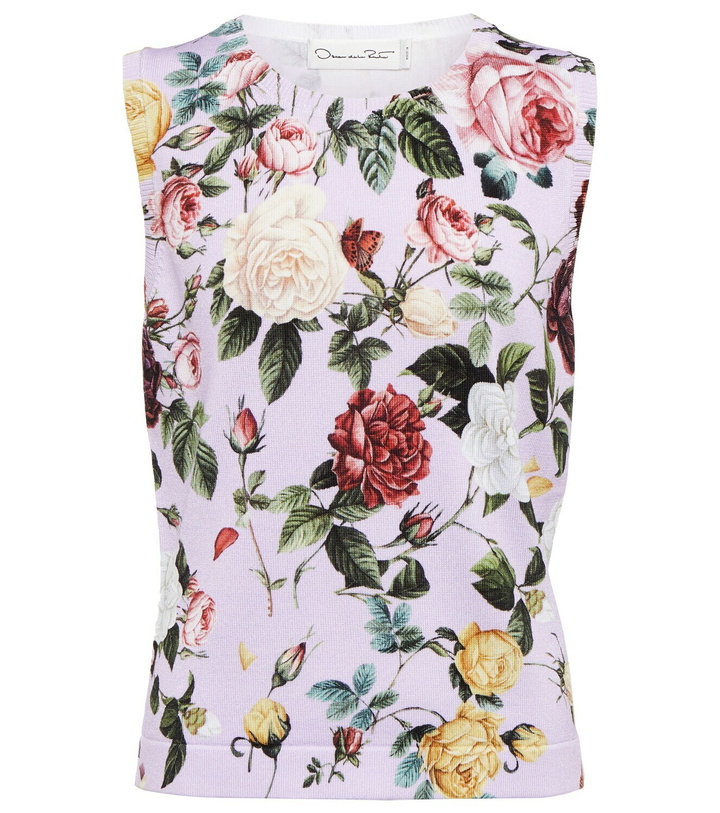 Photo: Oscar de la Renta Floral vest