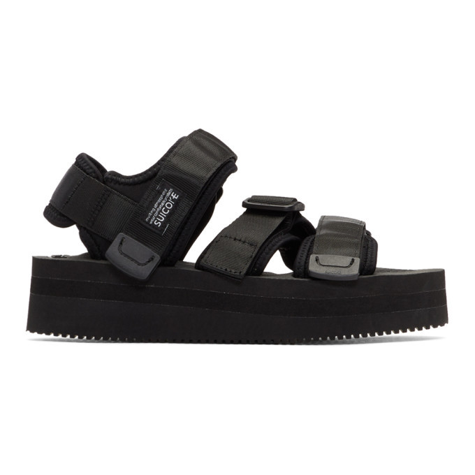 Suicoke Black Platform Kisee-VPO Sandals Suicoke