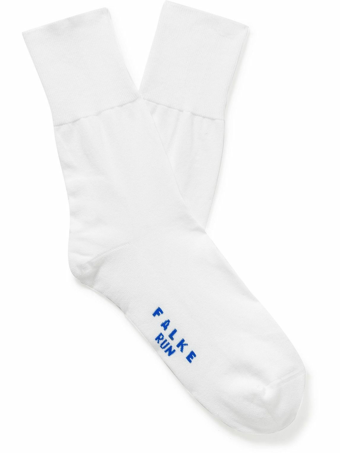 Photo: Falke - Run Cotton-Blend Socks - White