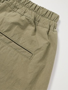 Fear of God - Wide-Leg Logo-Appliquéd Nylon Drawstring Shorts - Brown