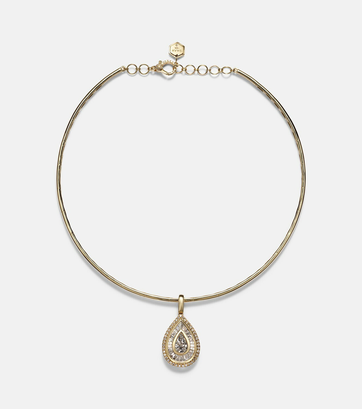 Shay Jewelry 18kt gold choker with diamonds