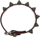 Christian Louboutin Black Stud Loubilink Bracelet