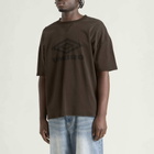 Umbro Men's Washed Boxy T-Shirt in Demitasse/Black