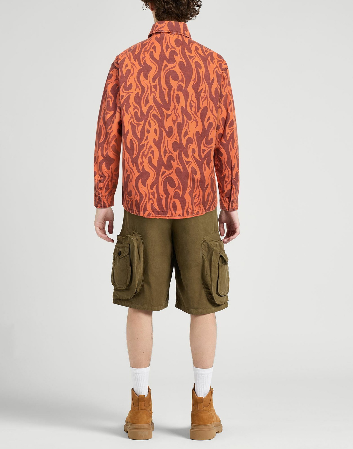 Erl Mens Jacket in Orange