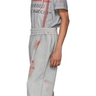 A-Cold-Wall* Grey and Red T2 Sweatpants