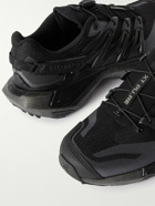 Salomon - XT PU.RE ADVANCED Rubber-Trimmed Mesh Sneakers - Black