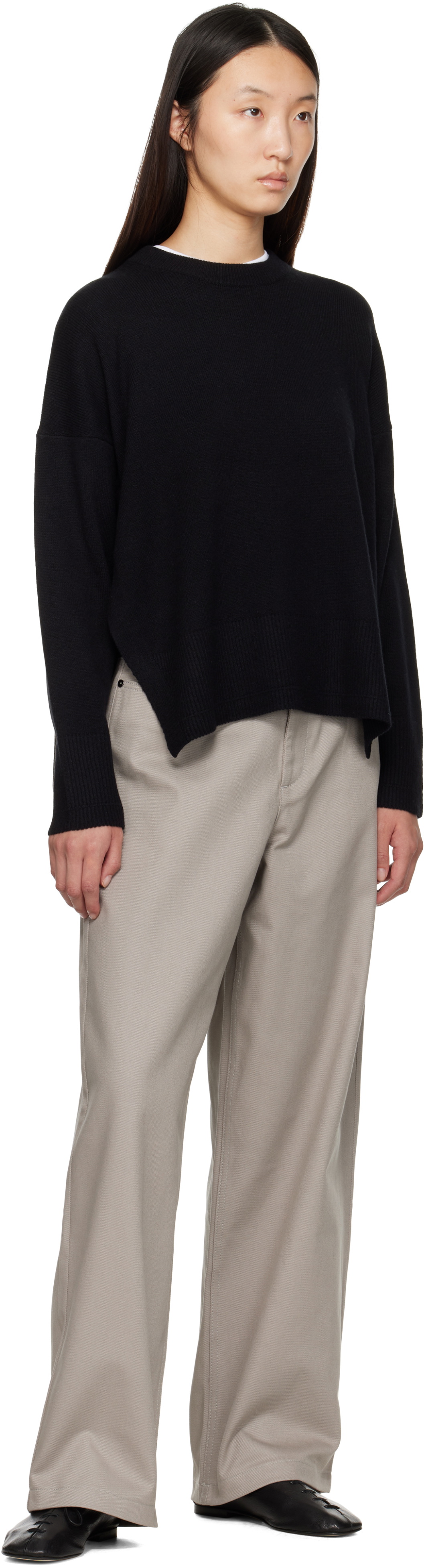 Maria McManus Black Swing Sweater