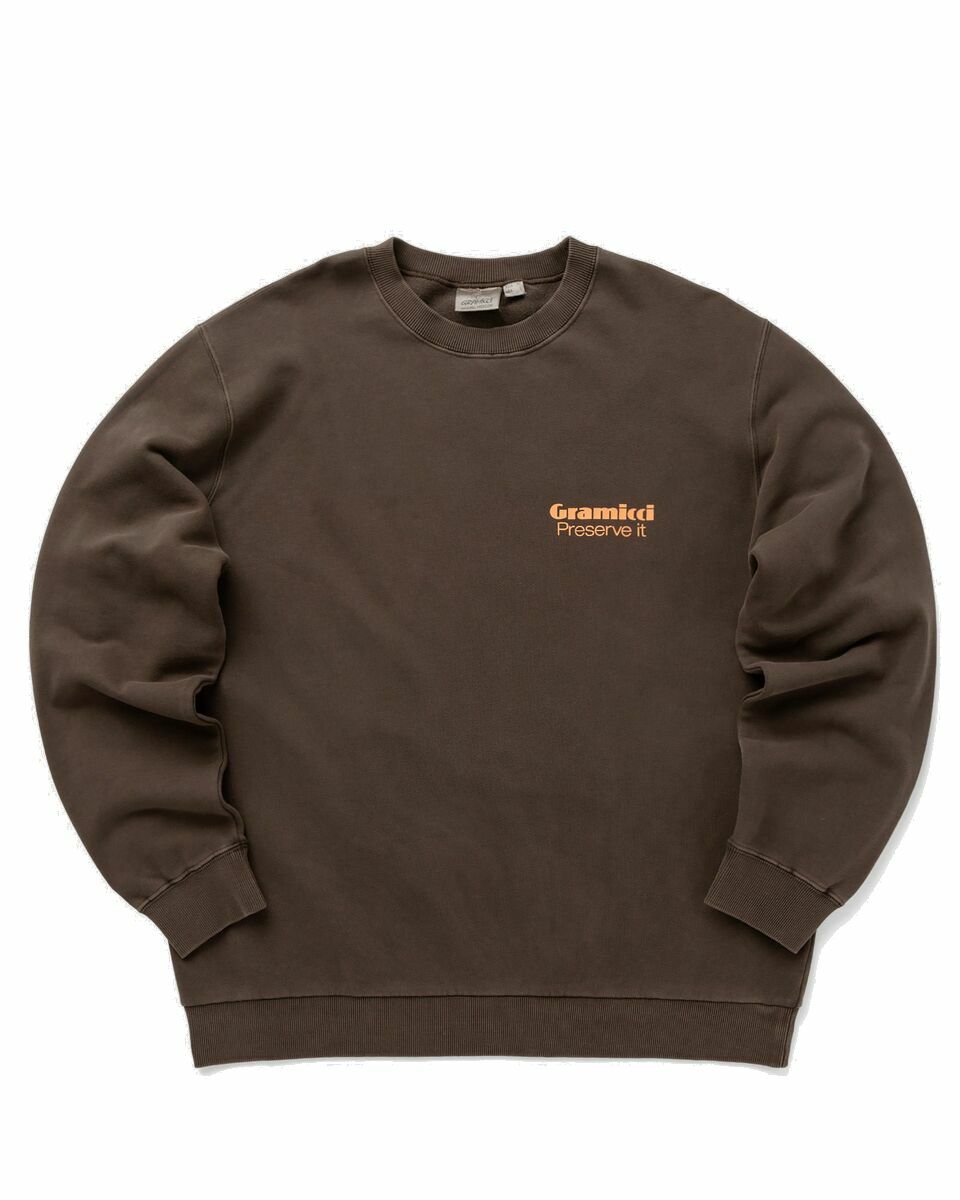Photo: Gramicci Preserve It Sweatshirt Brown - Mens - Sweatshirts