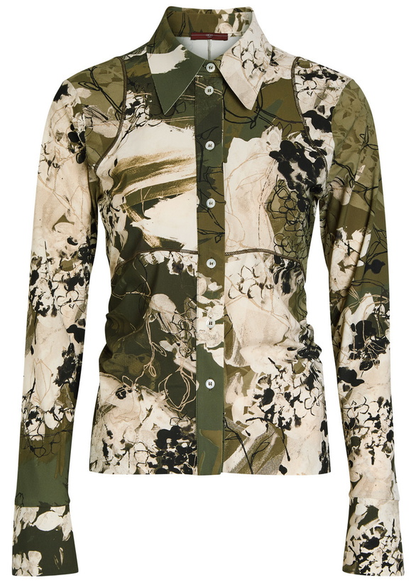 Photo: High Slide Floral-print Stretch-nylon Shirt Multicoloured