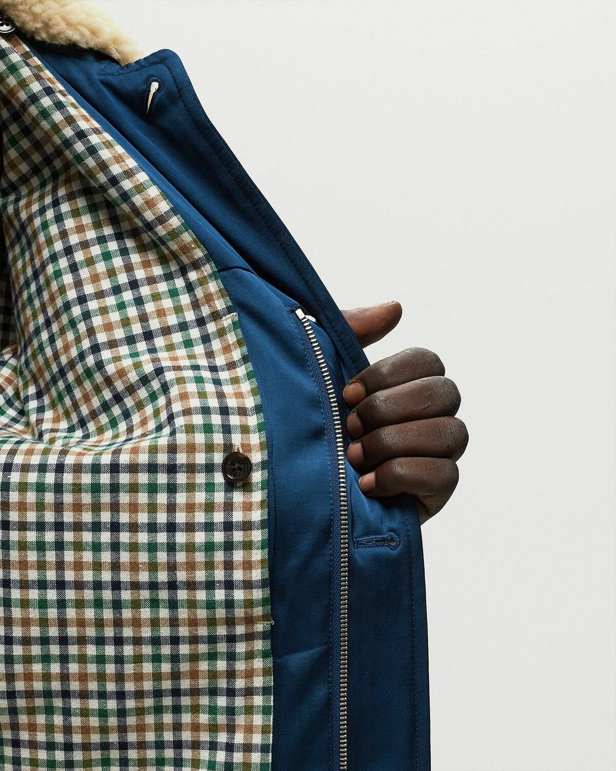 Kenzo Hearts Tour Jacket Blue Bomber Jackets Kenzo