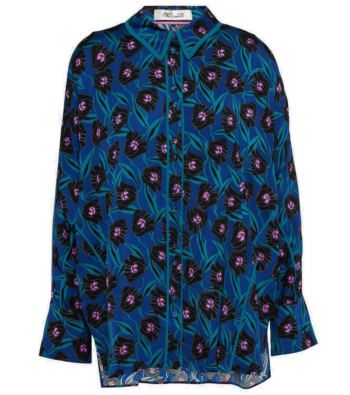 Photo: Diane von Furstenberg Alona satin blouse
