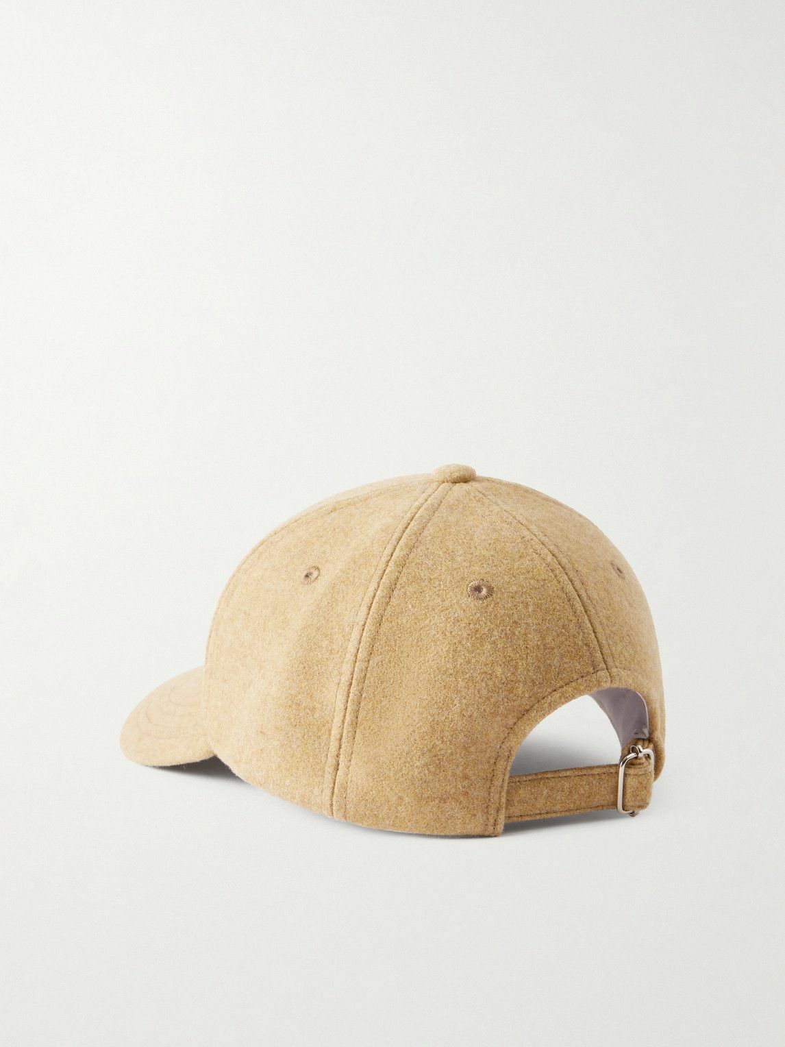 A.P.C. - Charlie Logo-Embroidered Wool Baseball Cap - Neutrals A.P.C.