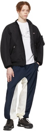 Undercover Navy Nylon Track Pants