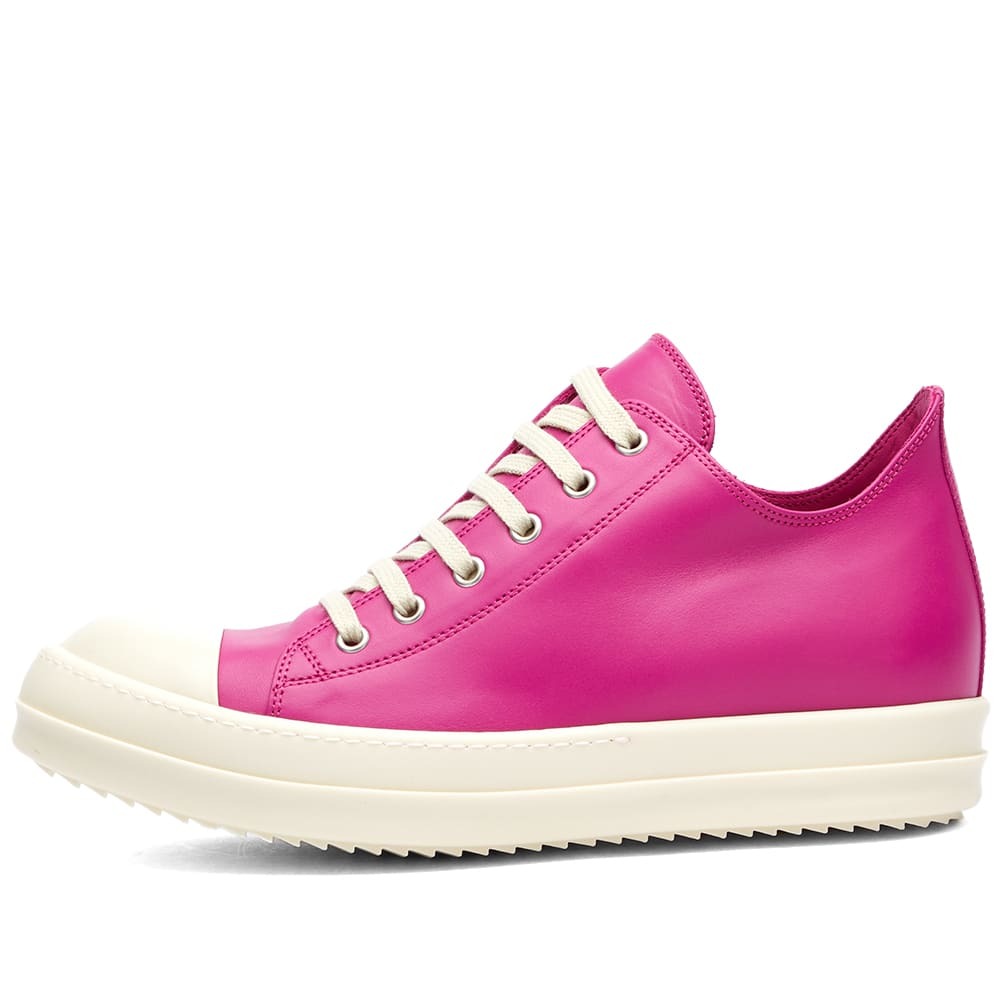 Rick Owens Women's Low Sneakers in Hot Pink/Milk Rick Owens