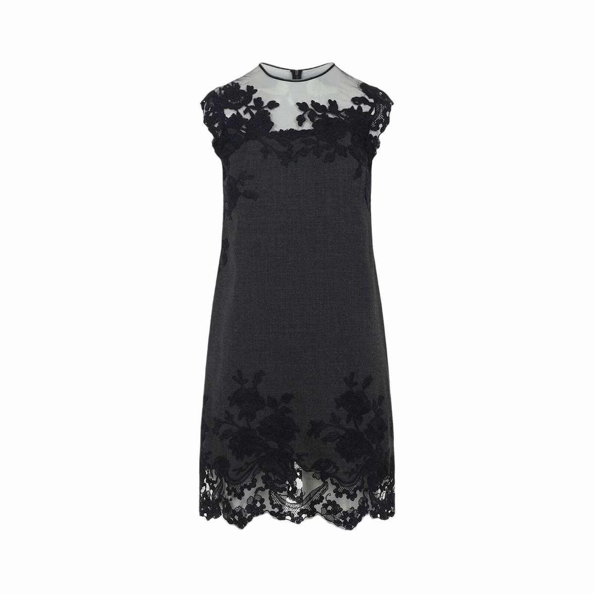 Ermanno Scervino Virgin Wool Mini Dress