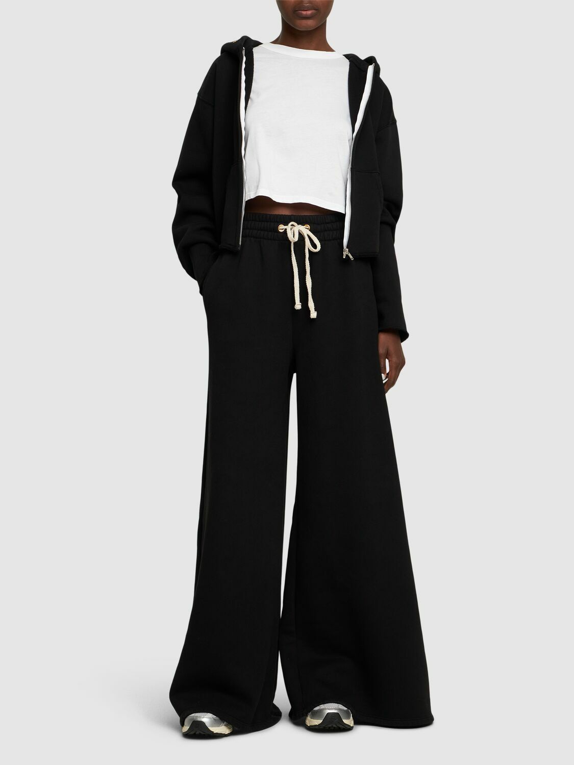 LES TIEN - Flare Cotton Pants