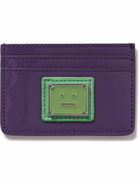 Acne Studios - Logo-Appliquéd Faux Patent-Leather Cardholder