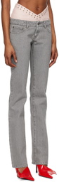ALL-IN Gray Double Jeans