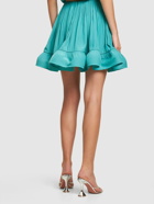 LANVIN - Ruffled Charmeuse Mini Skirt