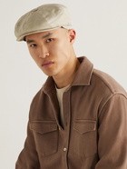 Brunello Cucinelli - Linen Flat Cap - Neutrals