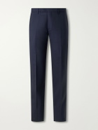 Boglioli - Straight-Leg Virgin Wool Trousers - Blue