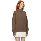 Victoria Beckham Brown Alpaca and Wool Sweater