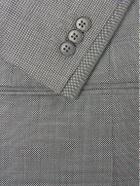 Husbands - Double-Breasted Birdseye Wool Suit - Gray