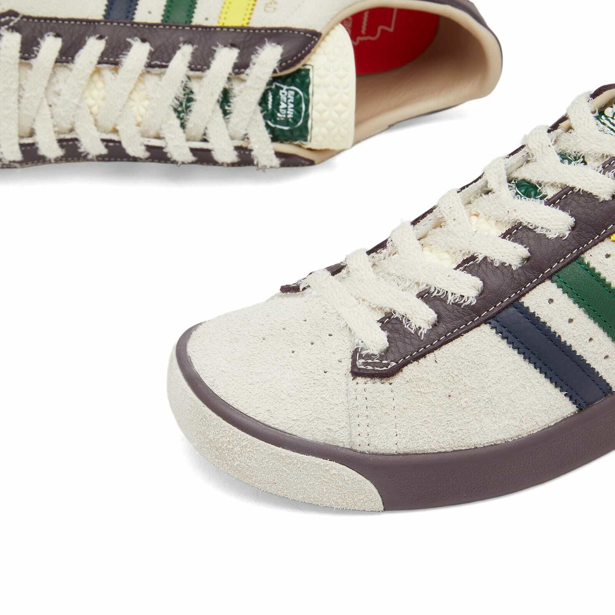Adidas x Brain Dead Forest Hills Sneaker in Crew White/Night