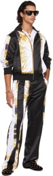 Versace Black Jersey Medusa Renaissance Lounge Pants