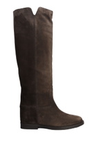 Via Roma 15 In Dark Brown Suede