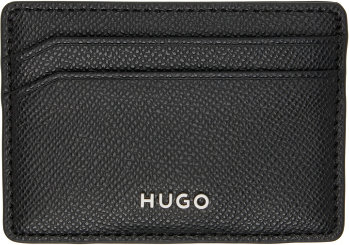 Photo: Hugo Black Leather Card Holder