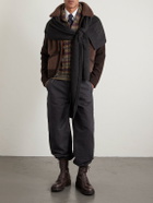 RRL - Shawl-Collar Fair Isle Wool Cardigan - Brown