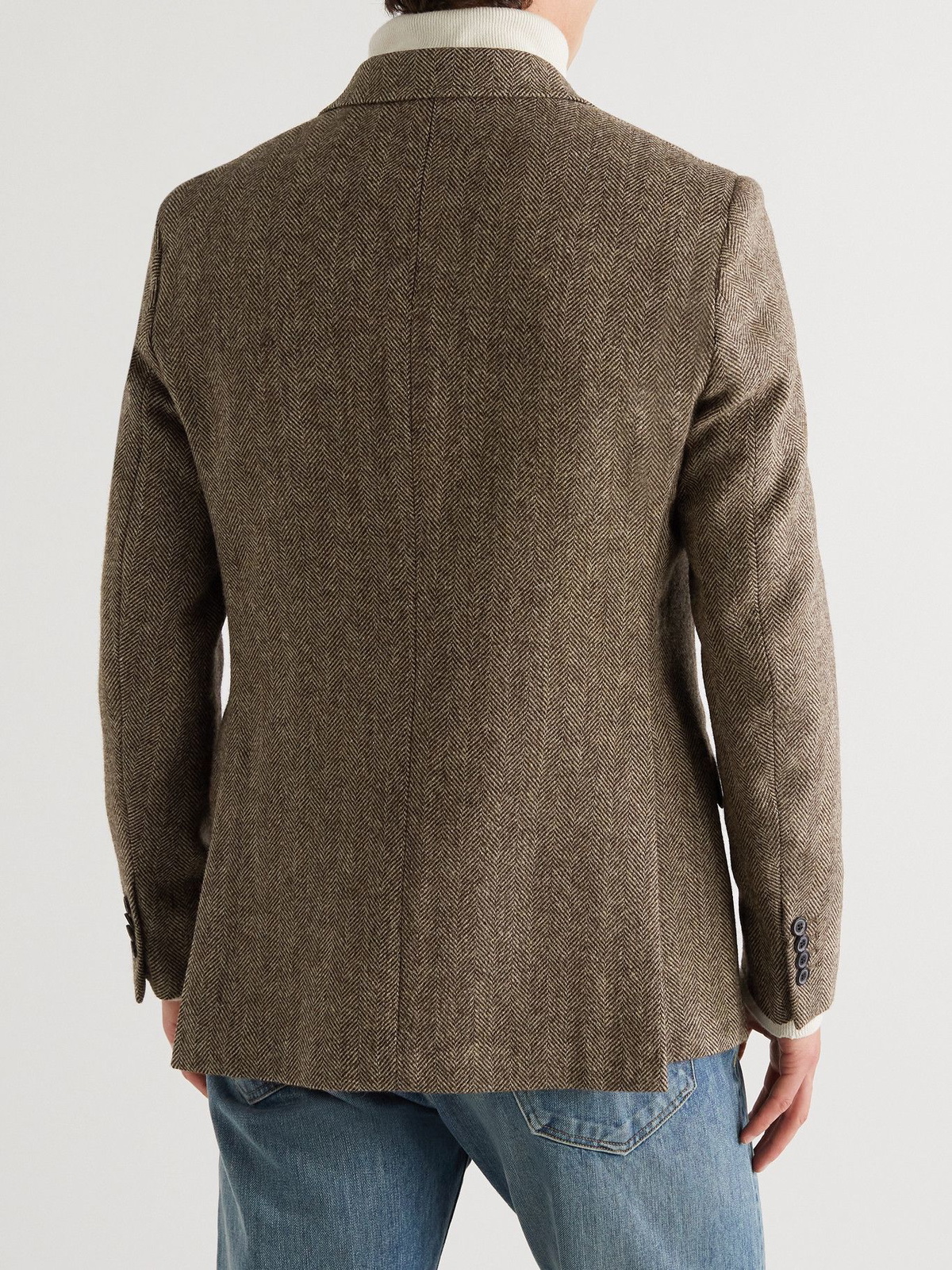 MP Massimo Piombo - Andy Herringbone Virgin Wool Blazer - Unknown