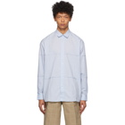 Jacquemus Blue La Chemise Carro Shirt