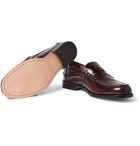 Tod's - Leather Penny Loafers - Burgundy