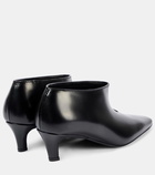 Toteme Wide Shaft leather ankle boots