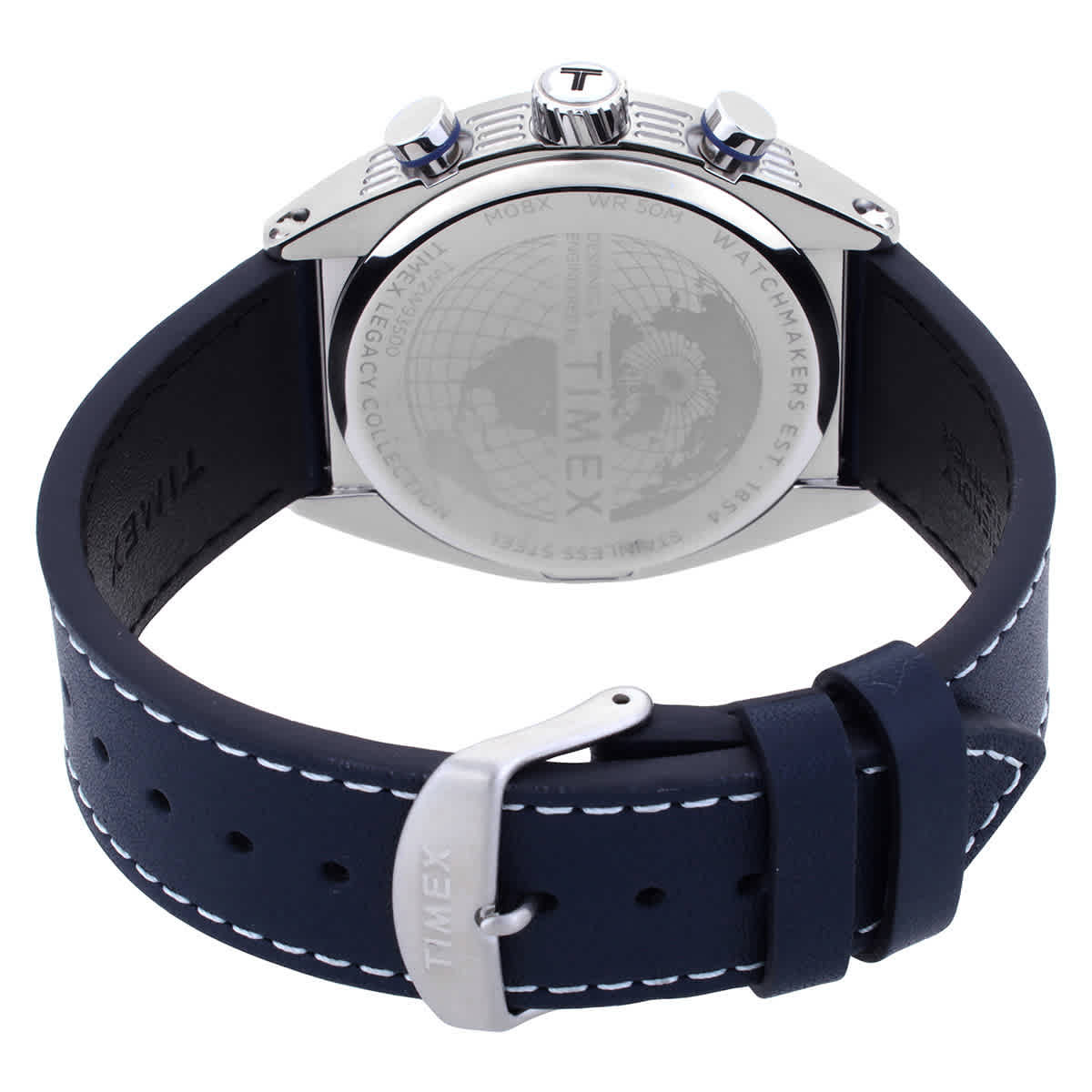 Timex Legacy Chronograph Quartz Blue Dial Mens Watch TW2W93500