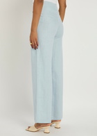 Faithfull The Brand Lulea Linen Trousers Blue