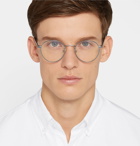 Moscot - Zis Round-Frame Acetate and Silver-Tone Optical Glasses - Men - Silver