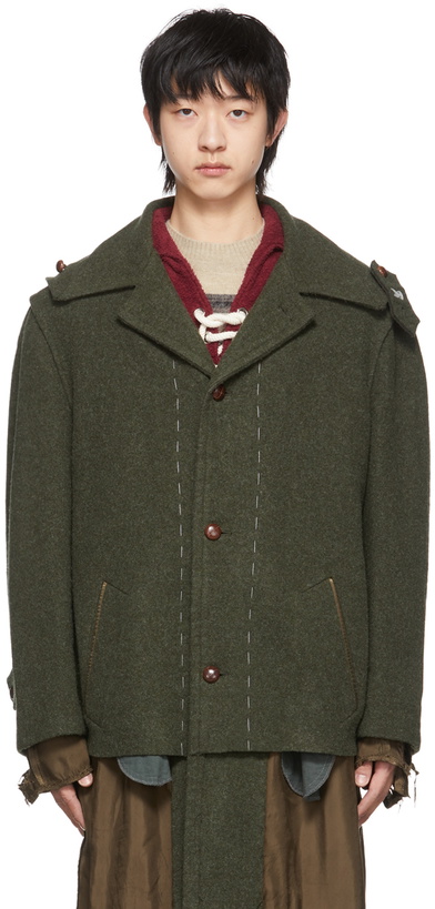 Photo: Maison Margiela Khaki Wool Jacket