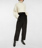 Toteme - High-rise corduroy pants